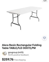 6' Alera Resin Rectangular Folding Table TABLE,FLD