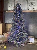 9' Pre-Lit Christmas Tree, works, adjustable color