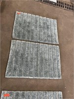 (X2) approx. 24"x36" bath rugs