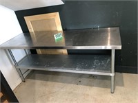 Regency Table and Sinks stainless prep table