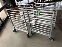 Gusto Equipment half size bun pan rack