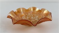 Northwood Marigold Carnival Glass Bowl