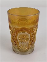 Imperial Glass Marigold Carnival Glass Tumbler