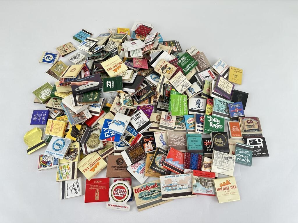 Large Lot Vintage Matchbooks