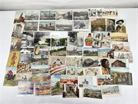 Collection of Antique Western Postcards