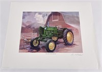 John Deere Tractor Print by Don Wieland