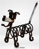 Slinky Dog Welded Scrap Metal Garden Sculpture