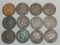 OF) 1800s - 1900s Indian Head cents