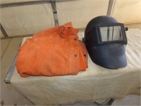 Leather welding jacket & quick change hood