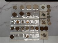 OF) Assorted World coins
