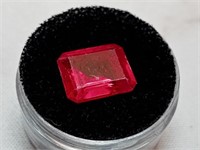 OF) 6.77 carat red stone