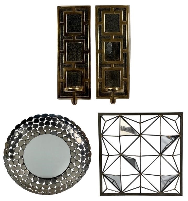 Contemporary & MCM Home Decor- Mirror, Sconces, Sc