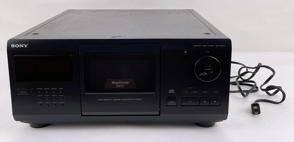 Sony Compact Disc Player CDP-CX205 200 Disc