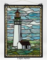 Meyda Tiffany Lighthouse Stained Glass Window Pane