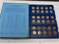 OF) 1909+ wheat penny collection book