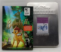 (H) Walt Disney Behind the Scenes & Bambi 11 DVD.