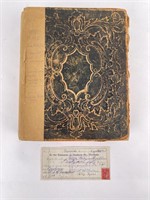1858 Bible and 1898 Madison County Montana Check