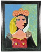 Marie-Therese Painting in manner of Pablo Picasso