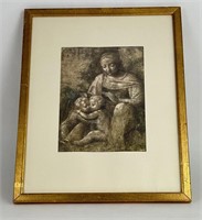 Bernardo Luini Virgin with Christ Child Print