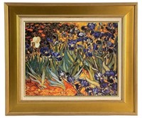 Van Gough Les Irises Oil Painting in style of