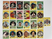 1959 Topps Baseball Cards- EX- Mint