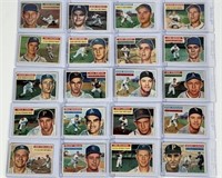 1956 Topps Baseball Cards loaded with Stars
