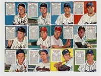 1952 Red Man Tobacco Baseball Cards with Stars