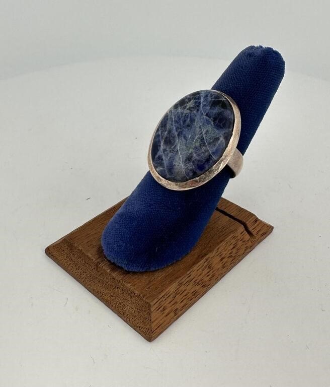 Sterling Silver Sodalite Ring