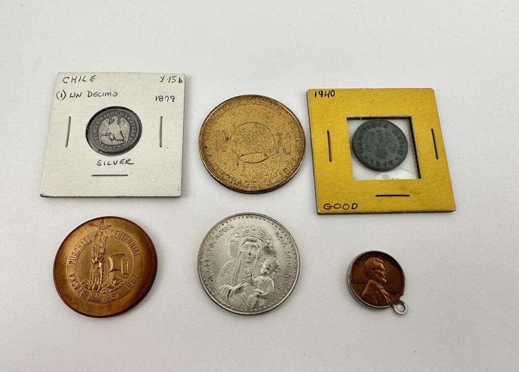 Collection of Coins and Tokens