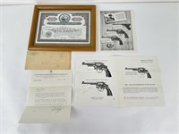 Collection of Colt Smith & Wesson Paperwork