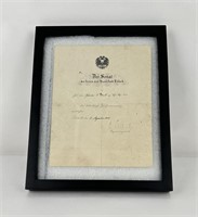 WW1 WWI Prussian German Senate Award Document