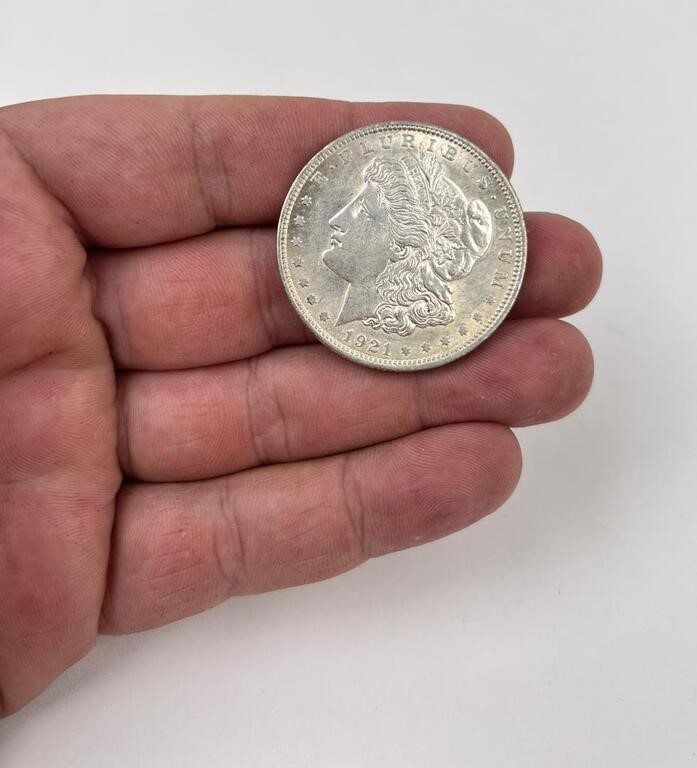 1921 P Morgan Silver Dollar