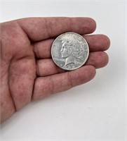 1928 S Silver Peace Dollar