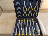 Screwdriver and pliers' kit