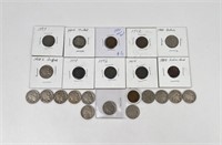 Collection of Buffalo Nickels Indian Head Cents