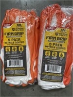2 FIRM GRIP GLOVES LARGE