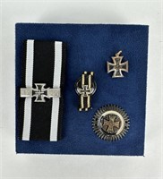WWI WW1 German Iron Cross Miniature Medals