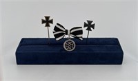 Collection of WWI German Iron Cross Stick Pins