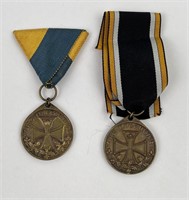 WWI WW1 German Patriotic War Medals