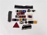 Collection of WWI WW1 German Ribbons Ribbon Bars