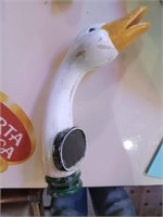 Goose beer tap handle
