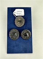 WWI WW1 German Wound Badges