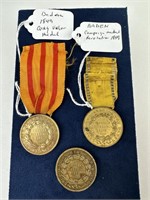 WWI WW1 German Baden 1849 Medals