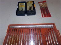 Screwdrivers, files and drill bits