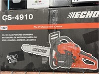 ECHO GAS POWERED CHAINSAW RETAIL $419.99