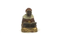 Vienna Enamel painted Bronze - Arab  figure