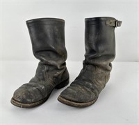 Vintage Engineer Motorcycle Buckle Boots