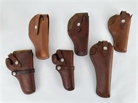 Collection of Hunter Leather Pistol Holsters