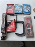 Muffler Clamps, Battery Cable, C clamp