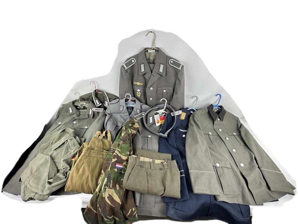 Group of Assorted Military Uniforms